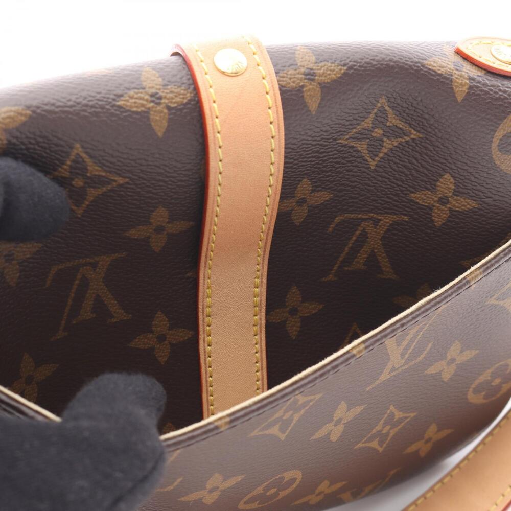 Louis Vuitton Saumur Handbag Canvas Monogram Brown - Picture 8 of 8
